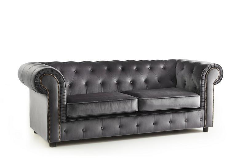 Asha 3 Seater Deluxe Velvet Sofa – FURNITURESTOP.CO.UK